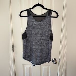 Lululemon Sculpture Tank II Salt Alpine white black/black Size 8
